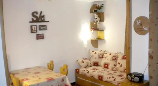Studio In Macot La Plagne With Wonderful Mountain View And Balcony 15 Km From The Beach