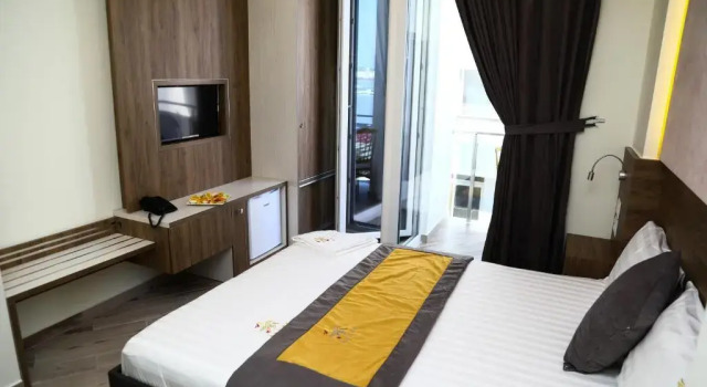 Двухместный номер Deluxe с частичным видом на море Vila One Beach Hotel