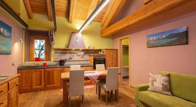 Апартаменты c 1 комнатой с балконом и с видом на горы Agriturismo Gli Elfi