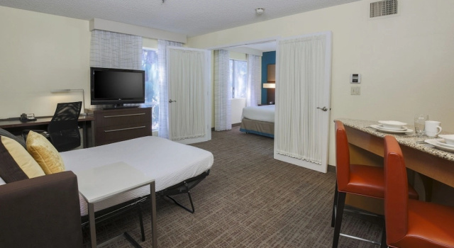 Одноместный люкс c 1 комнатой Residence Inn by Marriott Bakersfield West