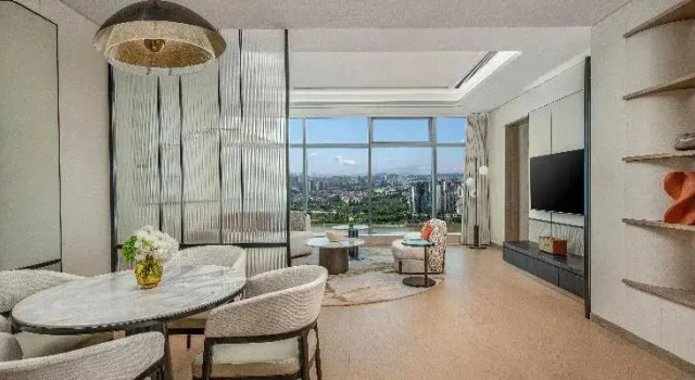 Двухместный люкс c 1 комнатой с видом на город Отель Crowne Plaza Guangzhou Window Of Canton By IHG