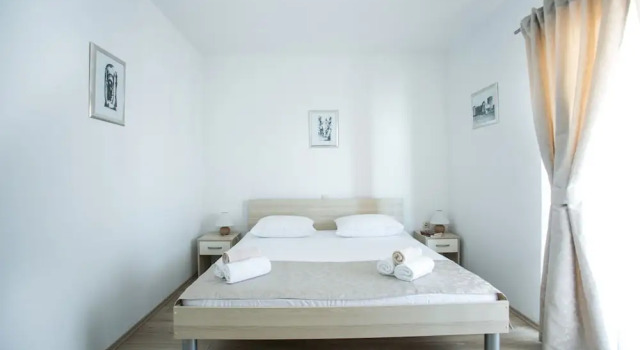 Четырёхместные апартаменты Comfort с балконом и с видом на море Kaja - right next to the beach