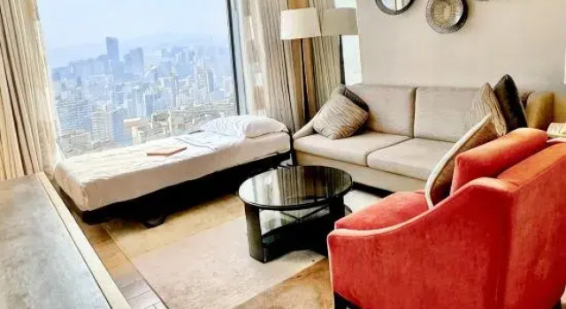 Семейный люкс c 1 комнатой с видом на сад The HarbourView Place @ the ICC megalopolis