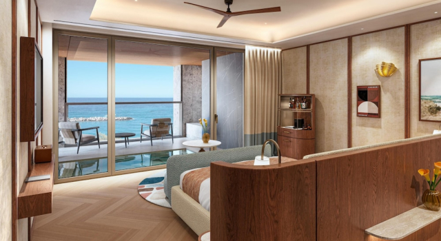 Двухместный полулюкс с бассейном с видом на море Hilton Chania Old Town Resort & Spa