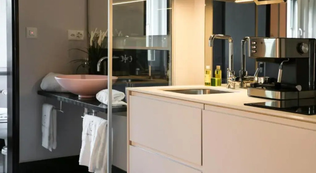 Студия Standard VISIONAPARTMENTS Brandschenkestrasse - self check-in