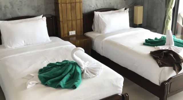 Двухместный номер Deluxe с балконом Pinky Bungalows Resort
