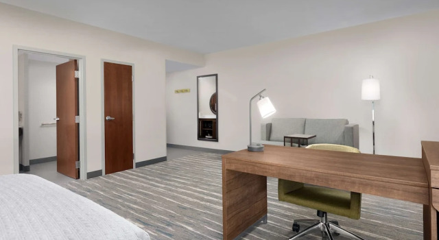 Двухместная студия Hampton Inn & Suites Durham University Medical Center