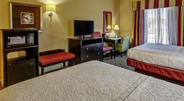 Четырёхместный номер Standard Hampton Inn Jacksonville-Anniston Area