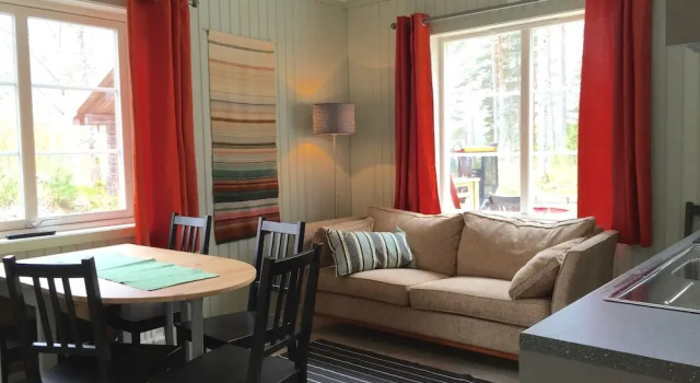 Номер Standard с красивым видом из окна Sandvikengården Stugby