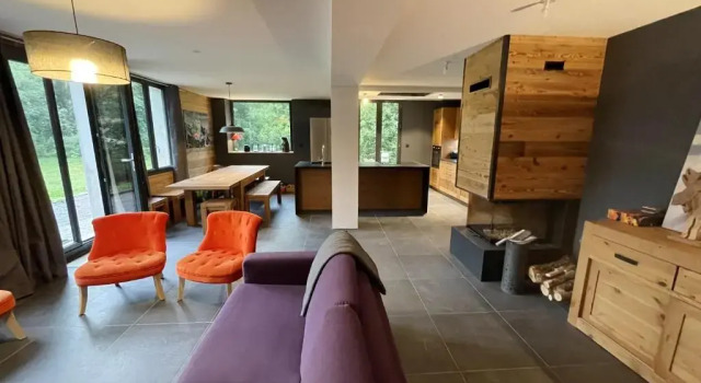 Chalet de 4 chambres avec sauna jardin amenage et wifi a Valloire, Забронировать Шале Виллы Овернь-Рона-Альпы, Вилла