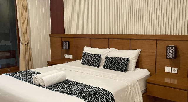 Двухместный номер Deluxe с балконом Singgah Hotel Seminyak