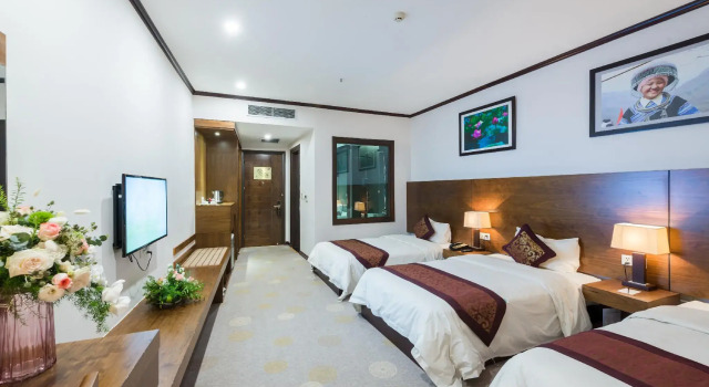 Трёхместный номер Deluxe Lao Cai Star Hotel