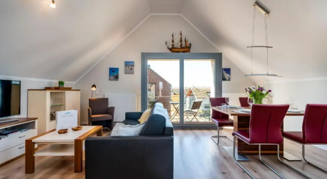Ostsee Appartement Nr 90 Seestern mit Strandkorb im Strand Resort