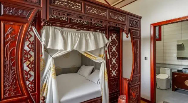 Люкс Deluxe с красивым видом из окна Mingchan Bieye Homestay