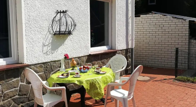 Апартаменты Цокольный этаж Ferienwohnungen und Ferienhaus Hafermarkt