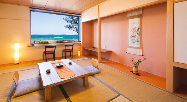 Japanese-style номер с видом на океан Resort Hotel Mihagi