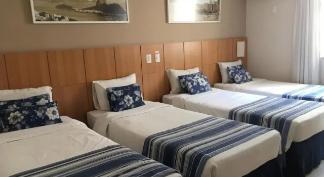 Четырёхместный номер Standard Hotel Atlântico Rio