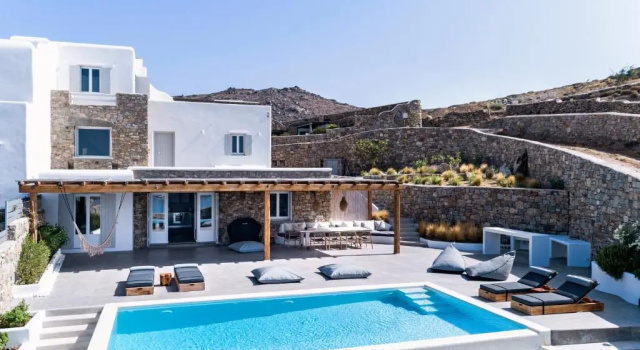 Вилла Villa Lydia with stunning view, by Red Windmill Villas