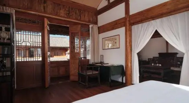 Двухместный люкс с видом на горы Shaxi Changleli Homestay