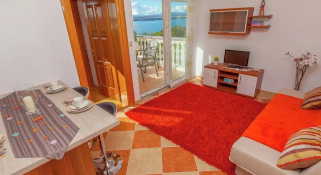 Апартаменты Adorable Apartment With Pool, Hot Tub & Terrace With Sea View