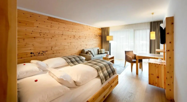 Двухместный номер Deluxe с видом на горы Naturhotel Leitlhof