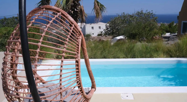 Вилла Luxury с 3 комнатами с видом на закат Pink Freud Villas Santorini