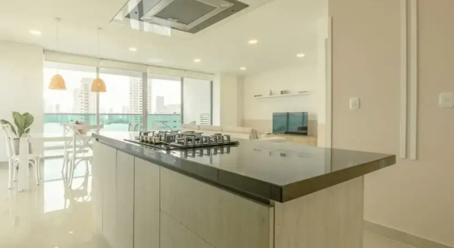 Апартаменты w Lovely 2BR w AC in Sunny Cartagena