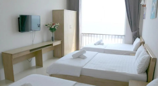 Апартаменты с 2 комнатами с видом на море Premium Beach Condotel 3