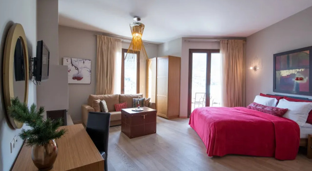 Полулюкс с балконом и с видом на окрестности Forest Suites Boutique Hotel