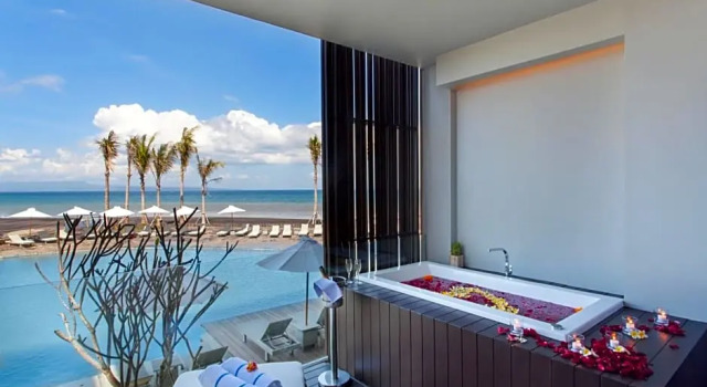Двухместный Studio Suite с видом на океан Wyndham Tamansari Jivva Resort Bali