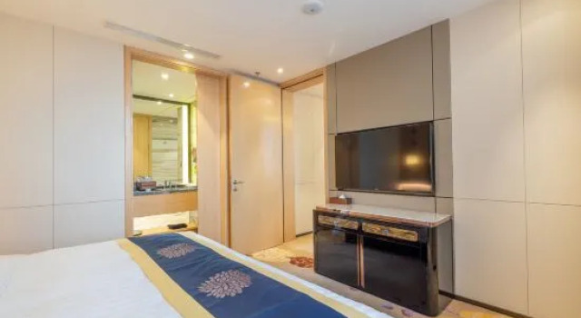 Люкс Deluxe с видом на сад Qingshan Hotel Baotou（Yingbin Building）