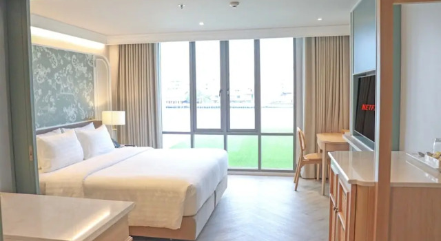 Двухместный номер Quarter с видом на реку The Quarter Chaophraya by UHG - Riverfront Hotel, Walk to ICONSIAM