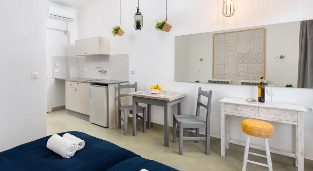 Habitación doble Estándar con vista al mar Pefkos View Apartments