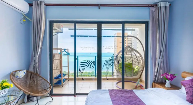 Апартаменты с 4 комнатами с видом на море Sanya Shenba Bala Seaview Apartment