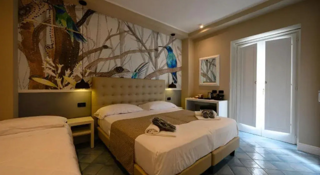 Четырёхместный номер Standard с видом на море Hotel Sogaris