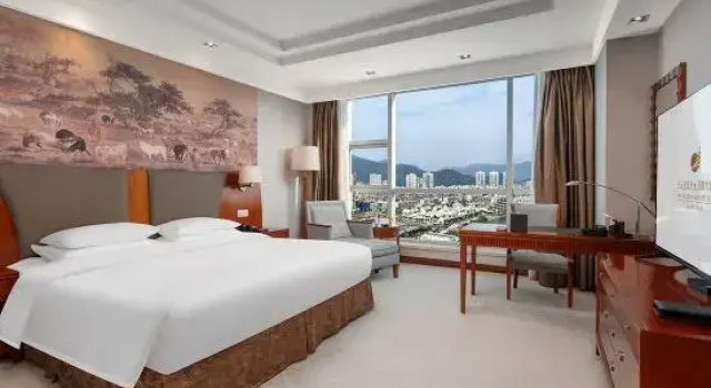 Двухместный номер Deluxe с видом на озеро Grand New Century Hotel Ninghai Jinhai