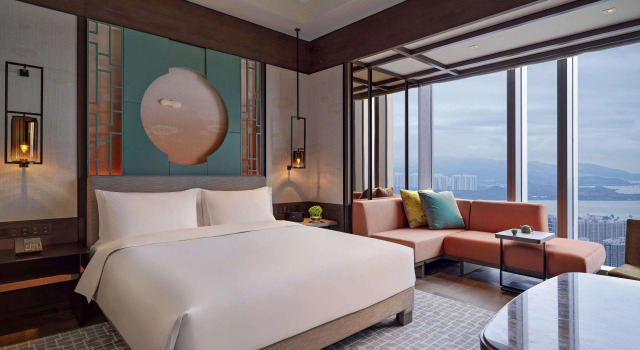 Двухместный номер с видом на город Park Hyatt Shenzhen