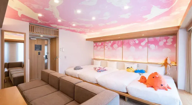 Четырёхместный номер Standard GOLD STAY Nagoya Osu