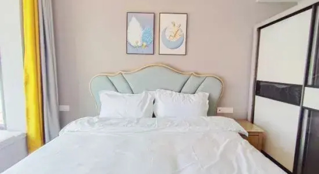 Люкс с 3 комнатами с видом на море Tianhai Vacation Apartment