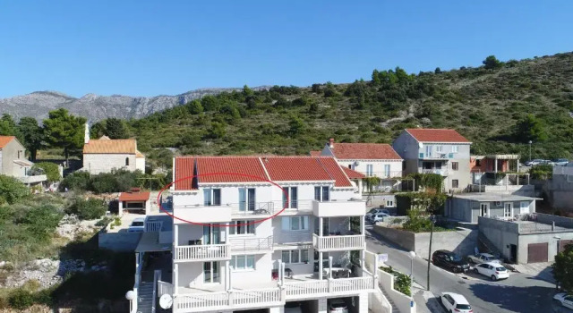 Апартаменты c 1 комнатой с видом на море Apartments Villa Dadić