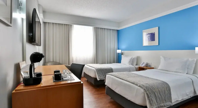 Двухместный номер Deluxe Slaviero Hotel São Paulo Downtown