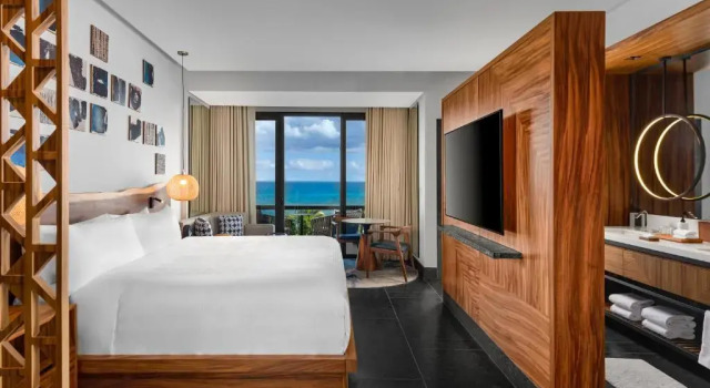 Двухместный номер с частичным видом на океан Conrad Tulum Riviera Maya