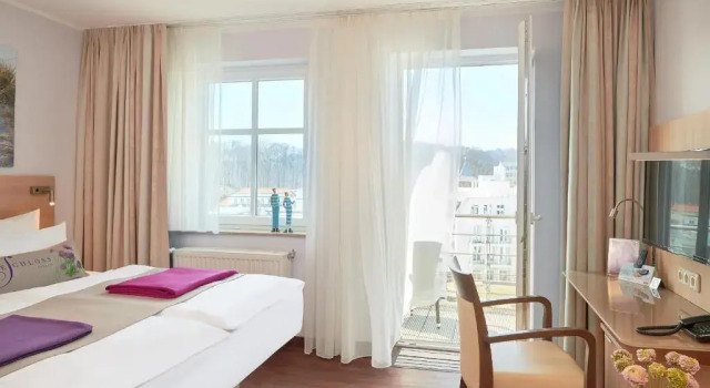 Двухместный номер Standard с частичным видом на море Hotel Seeschloss
