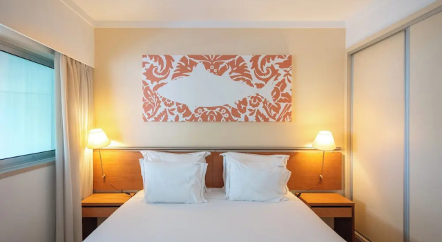 Двухместные апартаменты с балконом и с видом на бассейн Vista Marina Apartamentos Turisticos