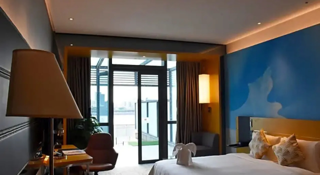 Двухместный номер Deluxe с видом на море Novotel Haikou Xinbudao