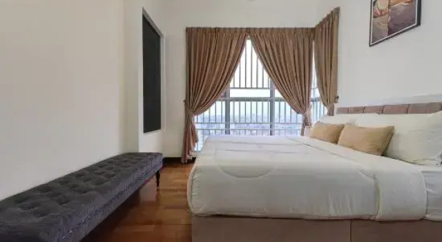 Семейный люкс Premium с видом на город Attic Home Melaka Silverscape Residence & Jonker