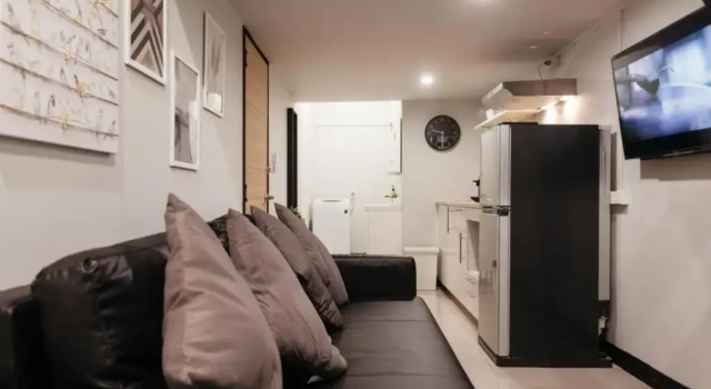 Апартаменты c 1 комнатой S1 Large Duplex Silom 3 Beds, Full Kitchen WIFI