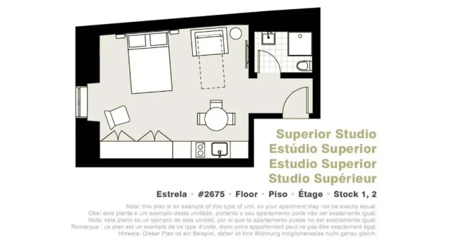 Студия Superior LSA Estrela by Numa