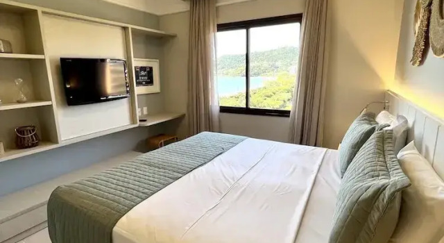 Номер Deluxe с балконом и с видом на море Hotel Jurerê Beach Village - OFICIAL