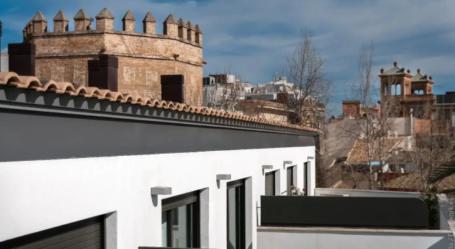 AZZ Sevilla Torre de la Plata Apartamentos, Забронировать Отель Отели Севильи 3 звезды, рядом с Mercado de Triana, 3*